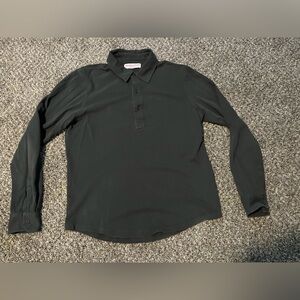 Orlebar brown long sleeved polo xl grey